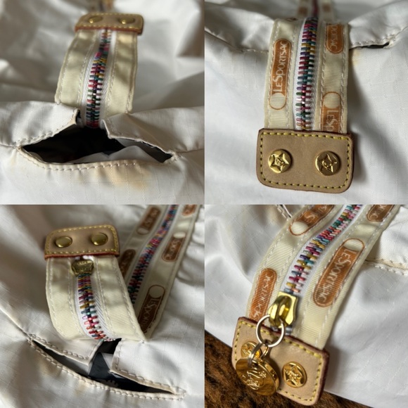 LeSportsac x Tokidoki Gioco White Duffle - Picture 8 of 12